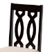 Baxton Studio Heidi Modern and Contemporary Sand Fabric Upholstered and Dark Brown Finished Wood 5-Piece Dining Set - Heidi-Sand/Dark Brown-5PC Dining Set