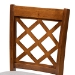 Baxton Studio Alora Modern and Contemporary Grey Fabric Upholstered Walnut Brown Finished 5-Piece Wood Pub Set - RH320P-Grey/Walnut-5PC Pub Set