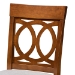 Baxton Studio Verina Modern and Contemporary Grey Fabric Upholstered Walnut Brown Finished 5-Piece Wood Pub Set - RH323P-Grey/Walnut-5PC Pub Set