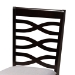Baxton Studio Lanier Modern and Contemporary Grey Fabric Upholstered and Dark Brown Finished Wood 7-Piece Dining Set - RH318C-Grey/Dark Brown-7PC Dining Set