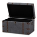Baxton Studio Palma Modern and Contemporary Transitional Grey Fabric Upholstered Storage Trunk Ottoman - JY20A10L-Grey-Trunk Otto