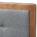 Baxton Studio Cosma Modern Transitional Ash Walnut Brown Finished Wood 4-Drawer Full Size Platform Storage Bed - Cosma-Dark Grey/Ash Walnut-Full