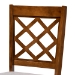 Baxton Studio Dayna Modern and Contemporary Grey Fabric Upholstered and Walnut Brown Finished Wood 5-Piece Dining Set - Dayna-Grey/Walnut-5PC Dining Set