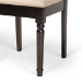 Baxton Studio Cherese Modern and Contemporary Sand Fabric Upholstered and Dark Brown Finished Wood 2-Piece Dining Chair Set - RH334C-Sand/Dark Brown-DC-2PK