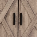 Baxton Studio Wayne Modern Contemporary Farmhouse Oak Brown Finished Wood 2-Door Shoe Storage Cabinet - SC910041-2-Oak-Shoe Cabinet