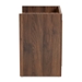 Baxton Studio Hale Modern and Contemporary Walnut Brown Finished Wood 1-Door Nightstand - ET8003-Walnut-NS