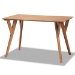 Baxton Studio Odessa Mid-Century Modern Grey Fabric Upholstered and Walnut Brown Finished Wood 5-Piece Dining Nook Set - BBT8054-Grey/Walnut-5PC Dining Nook Set