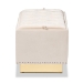 Baxton Studio Powell Glam and Luxe Beige Velvet Fabric Upholstered and Gold PU Leather Storage Ottoman - WS-2019-Beige Velvet/Gold-Otto