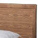 Baxton Studio Tamsin Modern Transitional Ash Walnut Brown Finished Wood King Size 4-Drawer Platform Storage Bed with Built-In Shelves - Tamsin-Ash Walnut-King