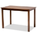 Baxton Studio Ramiro Modern and Contemporary Grey Fabric Upholstered and Walnut Brown Finished Wood 5-Piece Dining Set - RH336C-Grey/Walnut-5PC Dining Set