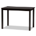 Baxton Studio Nicolette Modern and Contemporary Sand Fabric Upholstered and Dark Brown Finished Wood 5-Piece Dining Set - RH340C-Sand/Dark Brown-5PC Dining Set