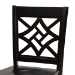 Baxton Studio Nicolette Modern and Contemporary Transitional Dark Brown Finished Wood 2-Piece Counter Stool Set - RH340P-Dark Brown Wood Scoop Seat-PC