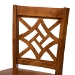 Baxton Studio Nicolette Modern and Contemporary Transitional Walnut Brown Finished Wood 2-Piece Counter Stool Set - RH340P-Walnut Wood Scoop Seat-PC