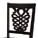 Baxton Studio Liese Modern and Contemporary Transitional Dark Brown Finished Wood 7-Piece Dining Set - Liese-Dark Brown-7PC Dining Set