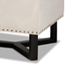 Baxton Studio Esther Modern and Contemporary Beige Velvet Fabric Upholstered and Dark Brown Finished Wood Storage Ottoman - WS-20716-Beige/Espresso-Otto
