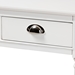 Baxton Studio Garvey French Provincial White Finished Wood 3-Drawer Entryway Console Table - JY20A373-Antique White-Console