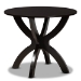 Baxton Studio Anila Modern and Contemporary Dark Brown Finished Wood 5-Piece Dining Set - Anila-Dark Brown-5PC Dining Set