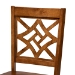 Baxton Studio Miela Modern and Contemporary Walnut Brown Finished Wood 5-Piece Dining Set - Miela-Walnut-5PC Dining Set