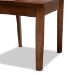 Baxton Studio Nicolette Modern and Contemporary Walnut Brown Finished Wood 2-Piece Dining Chair Set - RH340C-Walnut Wood Scoop Seat-DC-2PK