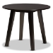 Baxton Studio Rava Modern and Contemporary Two-Tone Dark Brown and Walnut Brown Finished Wood 5-Piece Dining Set - Rava-Dark Brown/Walnut-5PC Dining Set