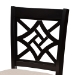 Baxton Studio Nicolette Modern and Contemporary Sand Fabric Upholstered and Dark Brown Finished Wood 2-Piece Counter Stool Set - RH340P-Sand/Dark Brown-PC