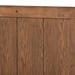 Baxton Studio Nicola Mid-Century Modern Transitional Ash Walnut Finished Wood Twin Size Platform Bed - Nicola-Ash Walnut-Twin