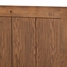 Baxton Studio Amira Mid-Century Modern Transitional Ash Walnut Finished Wood Twin Size Platform Bed - Amira-Ash Walnut-Twin