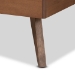 Baxton Studio Lissette Mid-Century Modern Ash Walnut Finished Wood Twin Size Platform Bed Frame - MG9704-Ash Walnut-Bed Frame-Twin