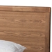 Baxton Studio Aras Modern and Contemporary Transitional Ash Walnut Brown Finished Wood King Size 3-Drawer Platform Storage Bed - Aras-Ash Walnut-King