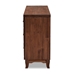 Baxton Studio Ella Modern and Contemporary Warm Oak Brown Finished Wood 6-Drawer dresser - Ella-Rain Oak-6DW-Dresser