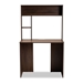 Baxton Studio Arlo Modern and Contemporary Walnut Brown Finished Wood Computer Desk - SESD8013WI-Columbia-Desk