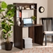 Baxton Studio Arlo Modern and Contemporary Walnut Brown Finished Wood Computer Desk - SESD8013WI-Columbia-Desk