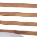 Baxton Studio Shiro Mid-Century Modern Ash Walnut Finished Wood King Size Platform Bed - Shiro-Ash Walnut-King
