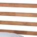 Baxton Studio Shiro Mid-Century Modern Ash Walnut Finished Wood King Size Platform Bed - Shiro-Ash Walnut-King