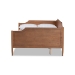 Baxton Studio Alya Classic Traditional Farmhouse Walnut Brown Finished Wood Full Size Daybed - MG0016-1-Walnut-Daybed-Full