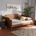Baxton Studio Alya Classic Traditional Farmhouse Walnut Brown Finished Wood Full Size Daybed - MG0016-1-Walnut-Daybed-Full