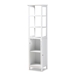 Baxton Studio Beltran Modern and Contemporary White Finished Wood Bathroom Storage Cabinet - SR191192-White-Cabinet