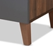 Baxton Studio Jaeger Modern and Contemporary Two-Tone Walnut Brown and Dark Grey Finished Wood Storage Desk with Shelves - SESD8019WI-Columbia/Dark Grey-Desk