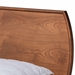 Baxton Studio Aimi Mid-Century Modern Walnut Brown Finished Wood Queen Size Platform Bed - Aimi-Ash Walnut-Queen
