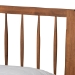Baxton Studio Emiko Modern and Contemporary Walnut Brown Finished Wood Full Size Platform Bed - Emiko-Ash Walnut-Full