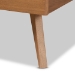Baxton Studio Emiko Modern and Contemporary Walnut Brown Finished Wood Full Size Platform Bed - Emiko-Ash Walnut-Full