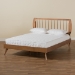 Baxton Studio Emiko Modern and Contemporary Walnut Brown Finished Wood Full Size Platform Bed - Emiko-Ash Walnut-Full