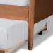 Baxton Studio Veles Mid-Century Modern Ash Walnut Finished Wood Full Size Daybed with Trundle - MG0016-Ash Walnut-Full Daybed with Trundle