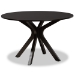Baxton Studio Ela Modern and Contemporary Dark Brown Finished Wood 7-Piece Dining Set - Ela-Dark Brown-7PC Dining Set
