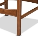 Baxton Studio Katya Mid-Century Modern Sand Fabric Upholstered and Walnut Brown Finished Wood 2-Piece Counter Stool Set - RH378P-Sand/Walnut Bent Seat-PC-2PK