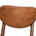 Baxton Studio Katya Mid-Century Modern Walnut Brown Finished Wood 2-Piece Counter Stool Set - RH378P-Walnut Bent Seat-PC-2PK