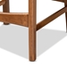 Baxton Studio Katya Mid-Century Modern Walnut Brown Finished Wood 2-Piece Counter Stool Set - RH378P-Walnut Bent Seat-PC-2PK