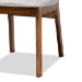 Baxton Studio Damara Mid-Century Modern Grey Fabric Upholstered and Walnut Brown Finished Wood 5-Piece Dining Set - RH367C-Grey/Walnut-5PC Dining Set
