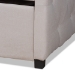 Baxton Studio Becker Modern and Contemporary Transitional Beige Fabric Upholstered Queen Size Daybed with Trundle - Becker-Beige-Daybed-Q/T