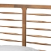 Baxton Studio Lucie Modern and Contemporary Walnut Brown Finished Wood King Size Platform Bed - Lucie-Ash Walnut-King